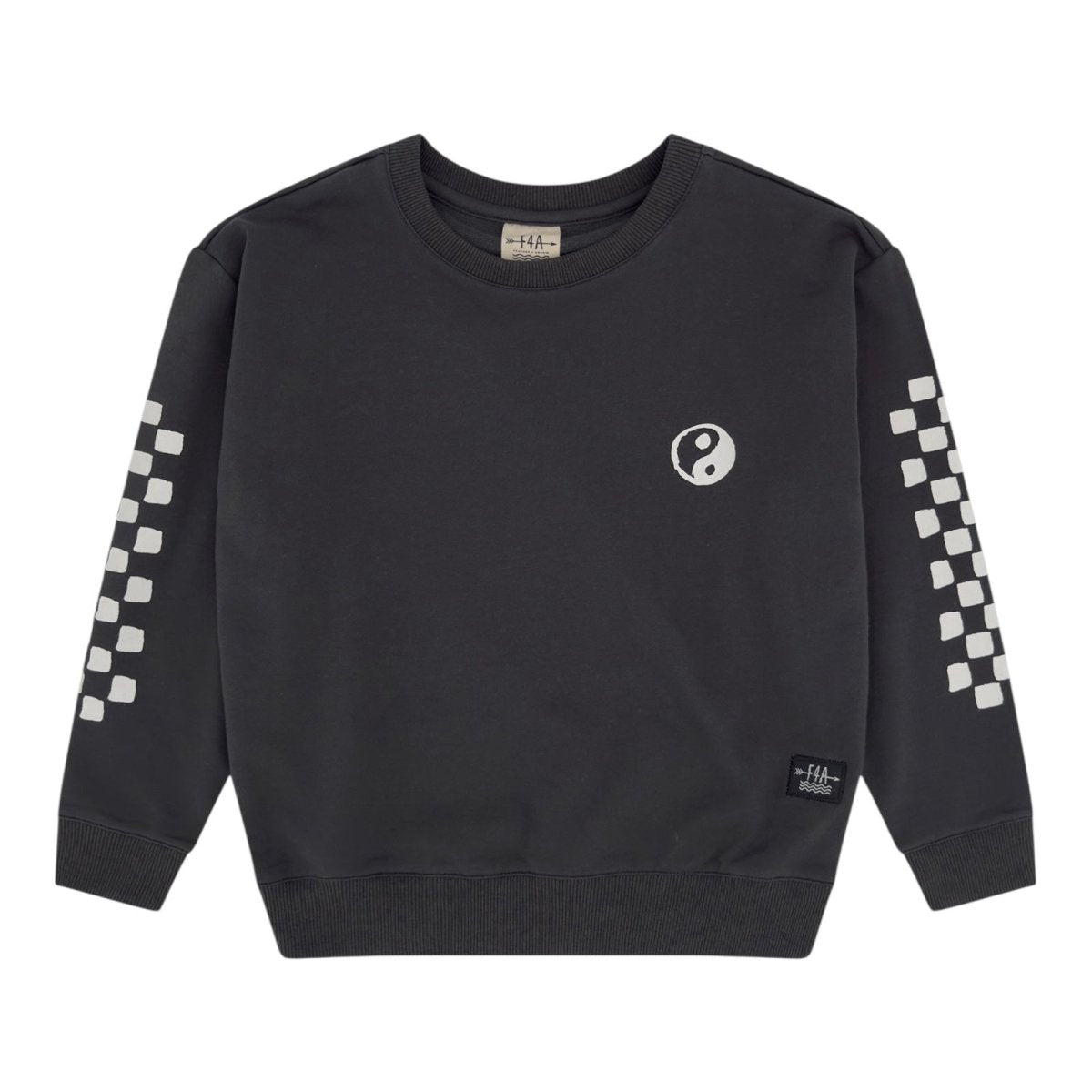 RYDER YIN YANG CHECKERED SWEATSHIRT - FEATHER 4 ARROW