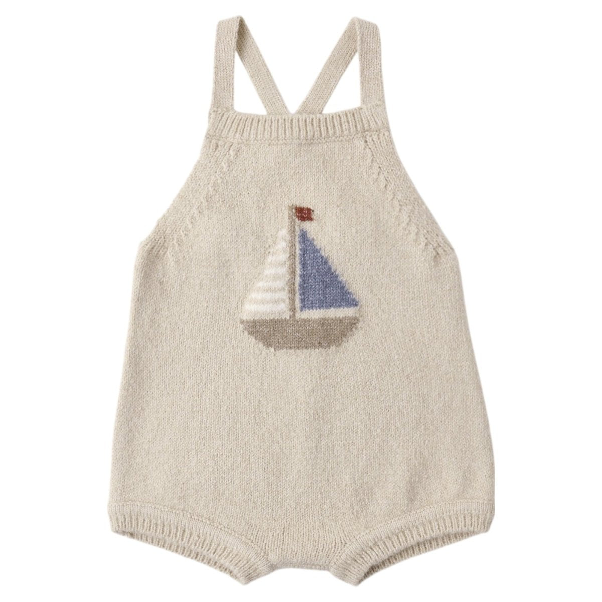 SAILBOAT FISHER ROMPER - ROMPERS