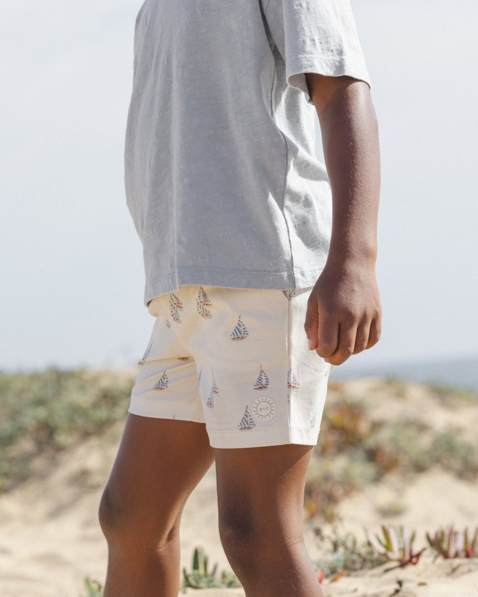 SAILBOATS SWIM TRUNK - RYLEE + CRU