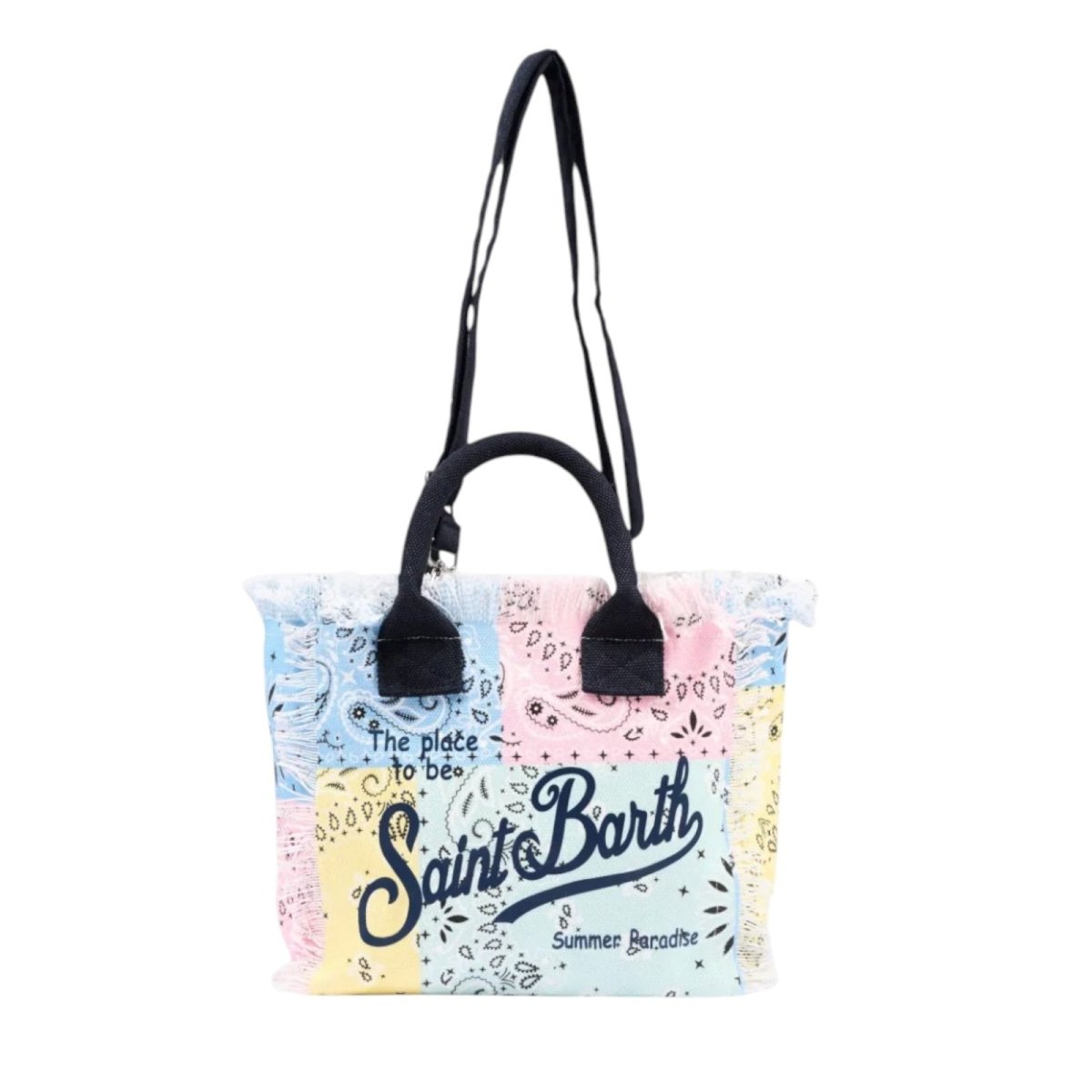 SAINT BARTH BANDANA PATCHES COLETTE BAG - MC2 SAINT BARTH KIDS