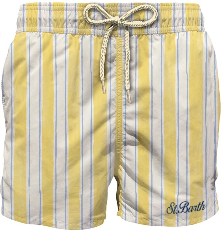 SAINT BARTH BEACH CLUB STRIPE SWIM TRUNKS (PREORDER) - MC2 SAINT BARTH KIDS