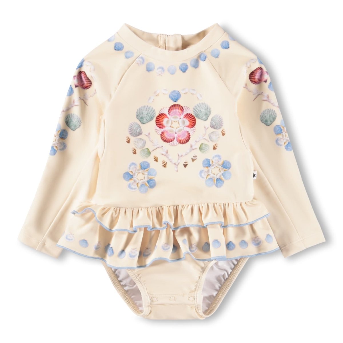 SEASHELLS NARICE RASH GUARD ONE PIECE SWIMSUIT (PREORDER) - ONE PIECE SWIMSUIT