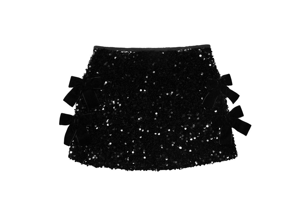 SEQUIN BOW SKORT (PREORDER) - MINI DREAMERS