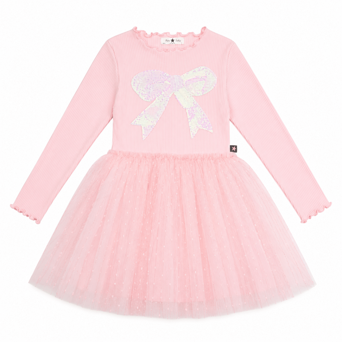 SEQUIN BOW TUTU DRESS - PETITE HAILEY