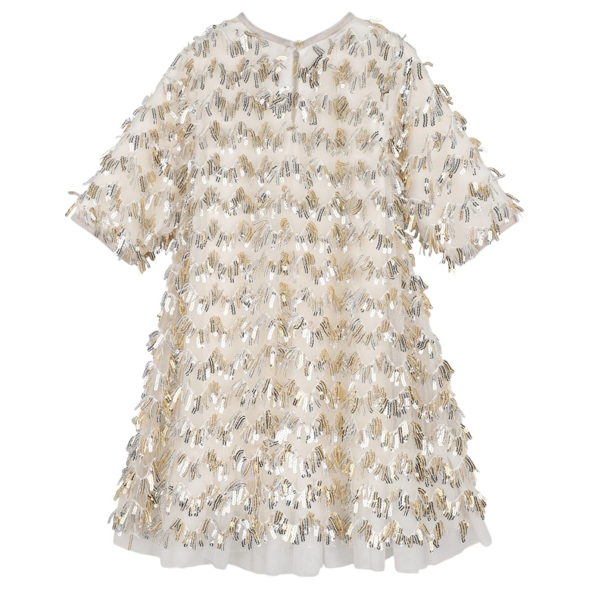 SEQUIN FRINGE DRESS - BILLIEBLUSH - DRESSES