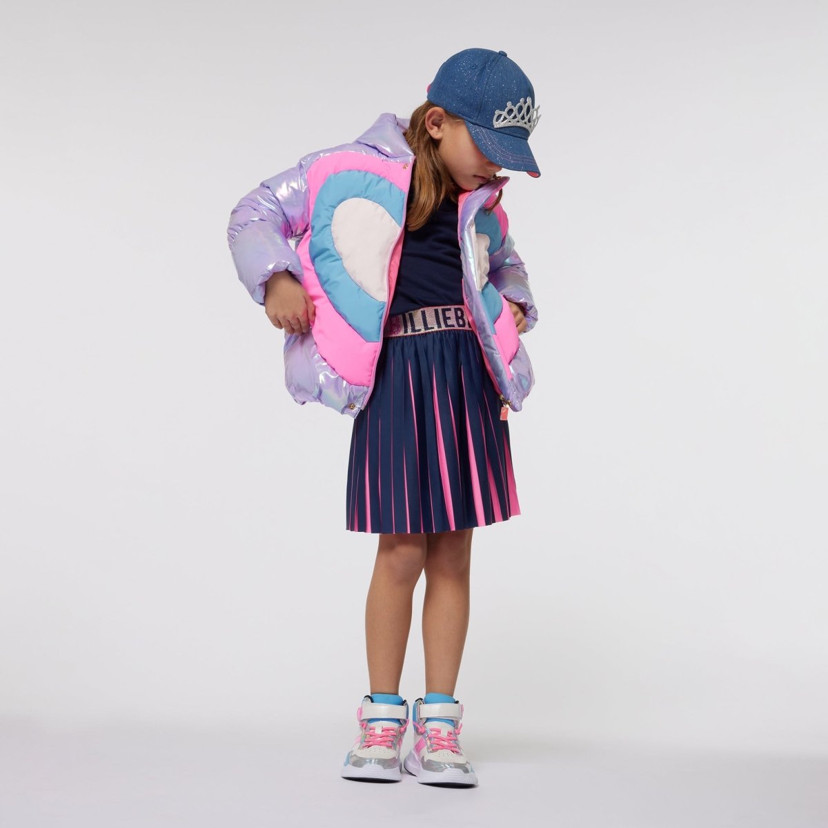 SHINY HEART PUFFER JACKET - JACKETS
