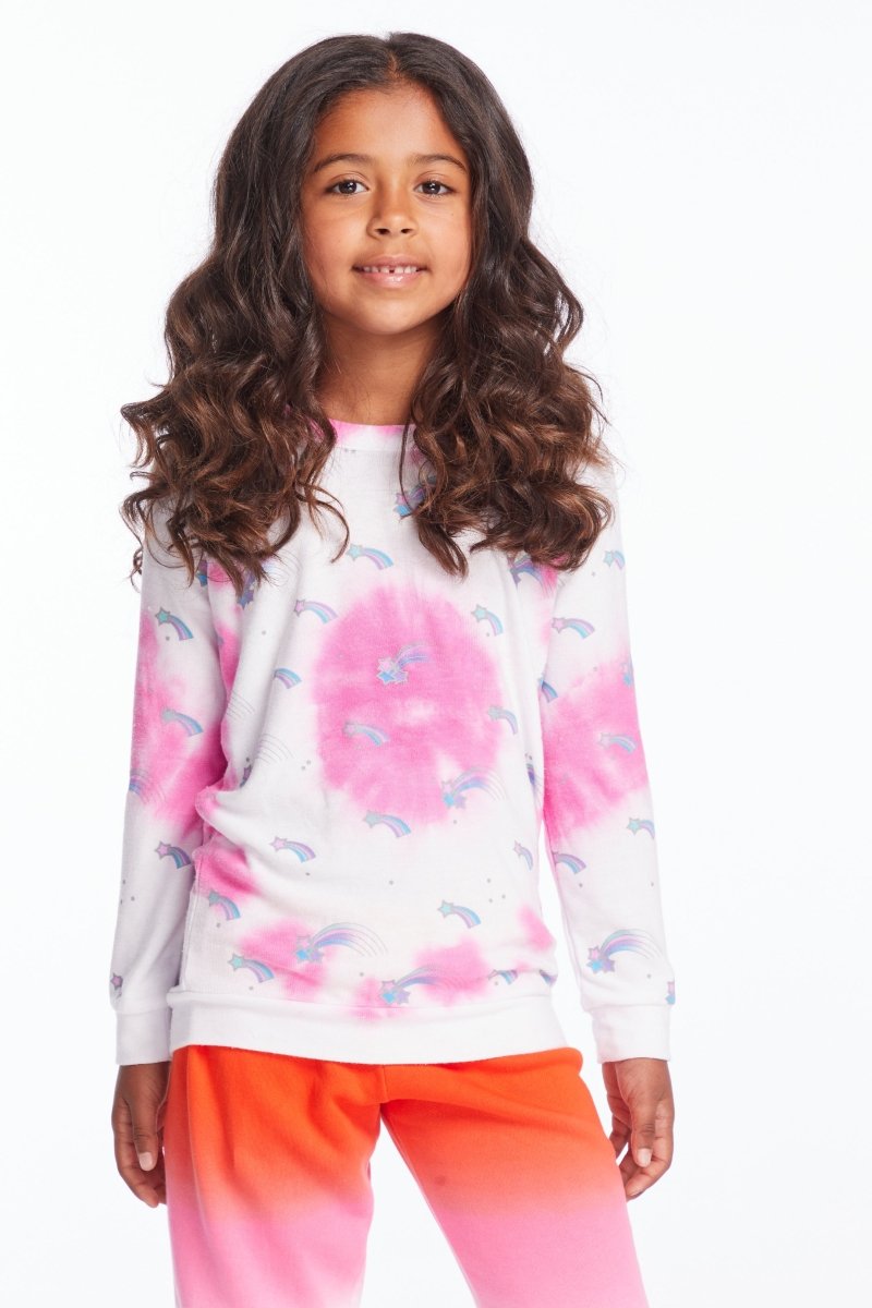 SHOOTING STAR TIE DYE SWEATSHIRT - SWEATERS
