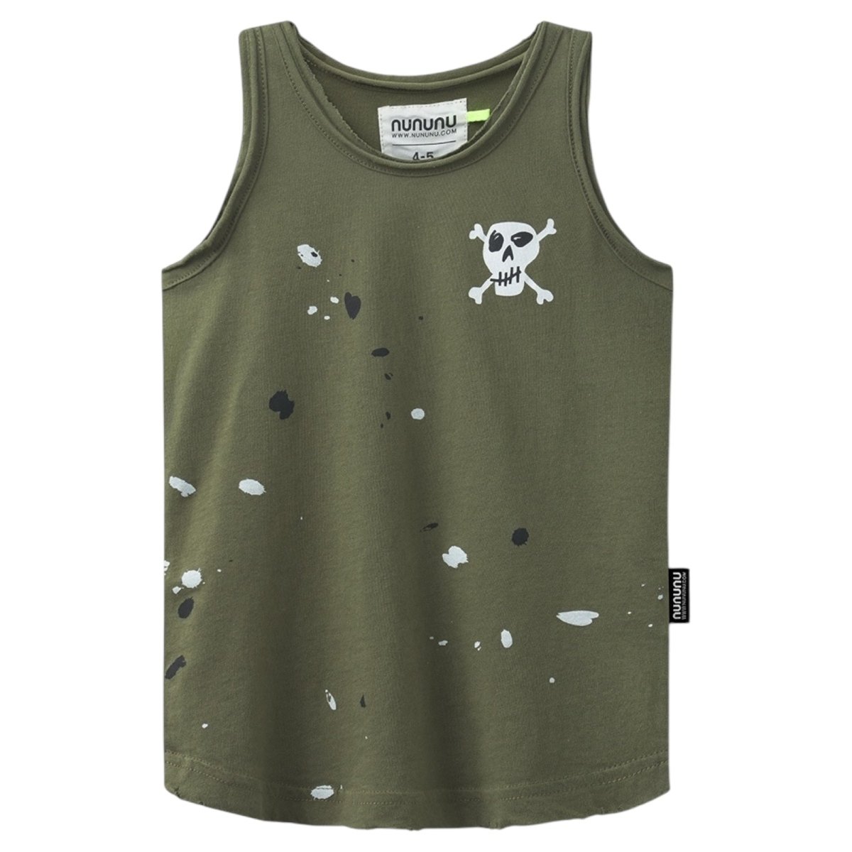 SKULL SPLATTER TANK TOP - TANK TOPS