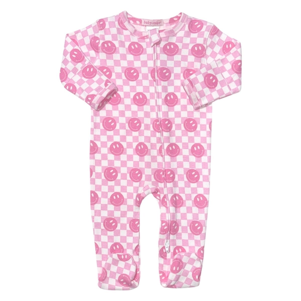 Mini Checks Collared Girl Footie main image 1