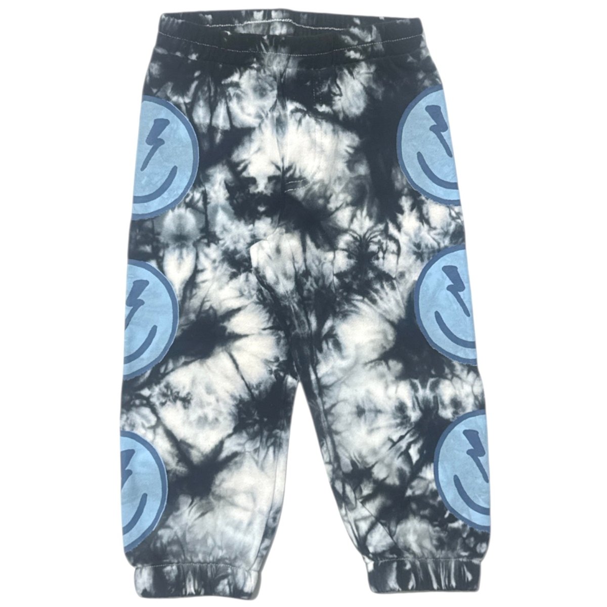 SMILEY BOLT TIE DYE SWEATPANTS - CHASER KIDS