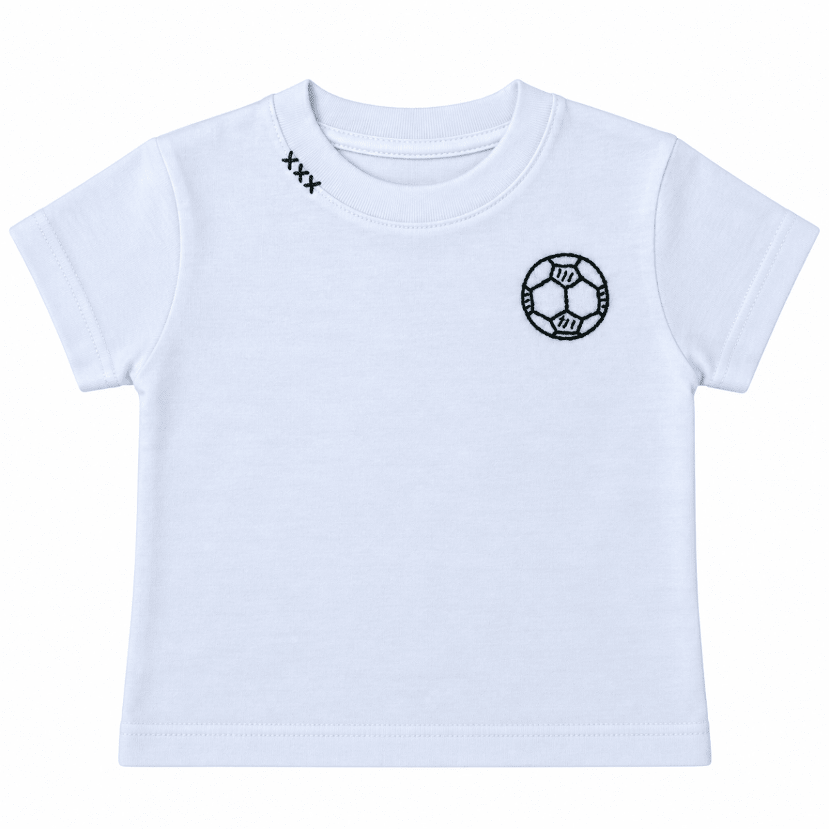SOCCER EMBROIDERED TSHIRT (PREORDER) - SWEET OLIVE - SHORT SLEEVE TOPS