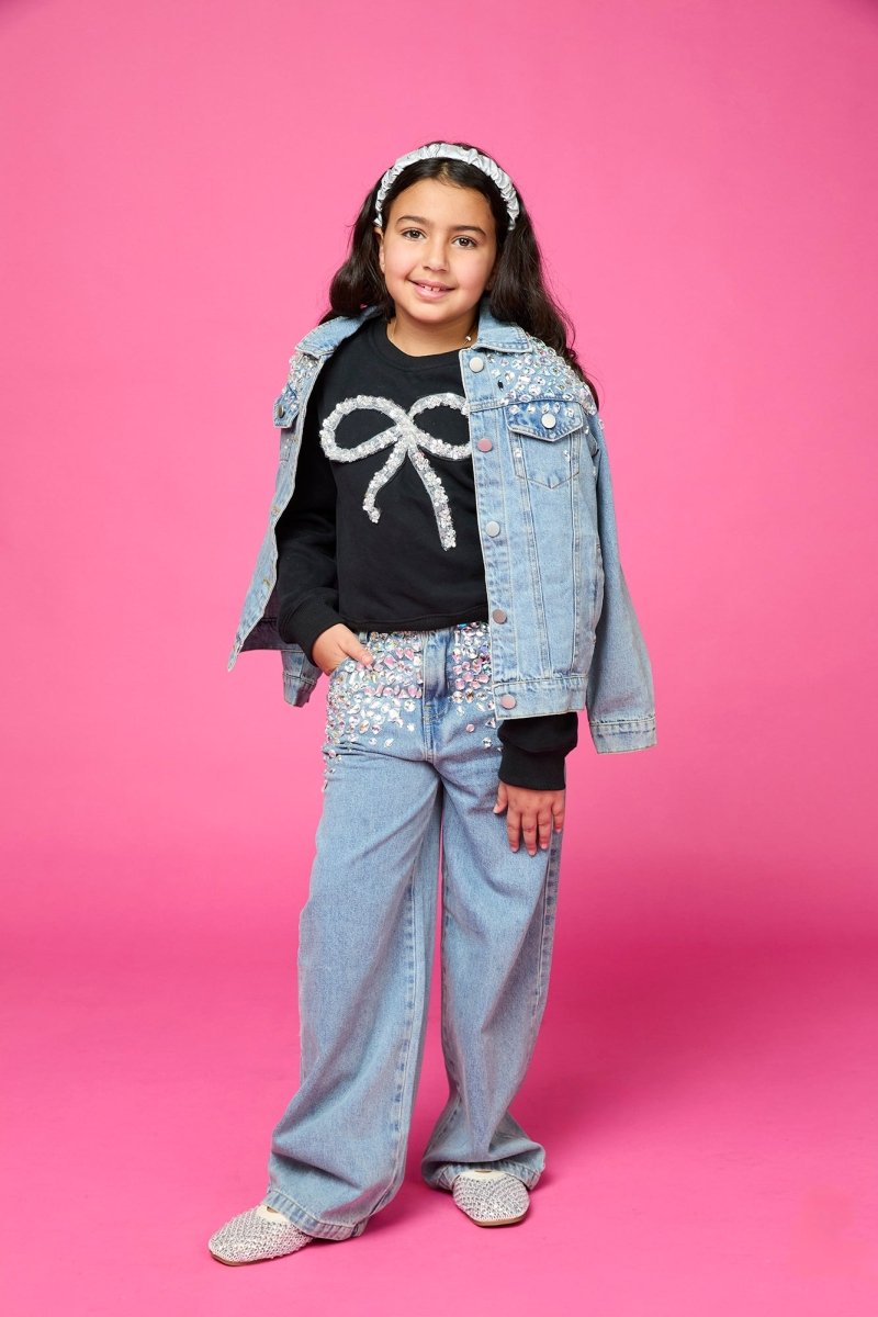 SOPHIE BOW SWEATER - SWEATERS