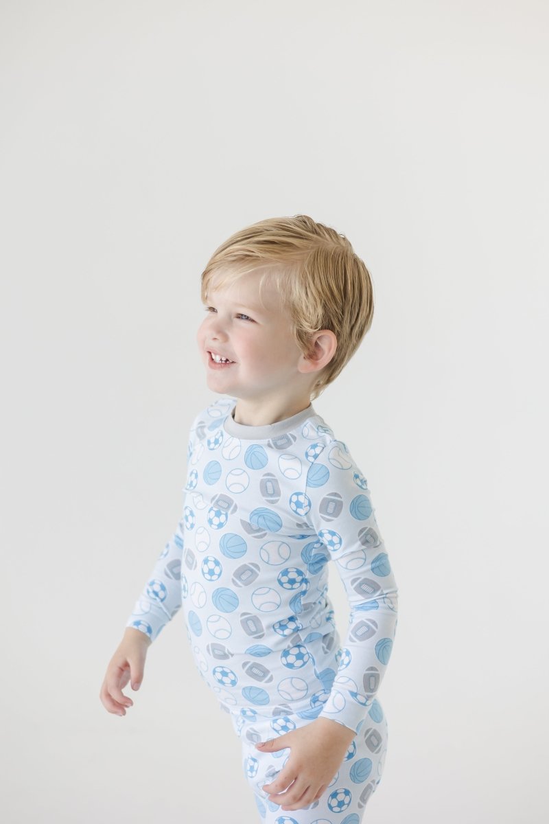 SPORTSMANIA LONG SLEEVE PJS BOYS - PAJAMAS