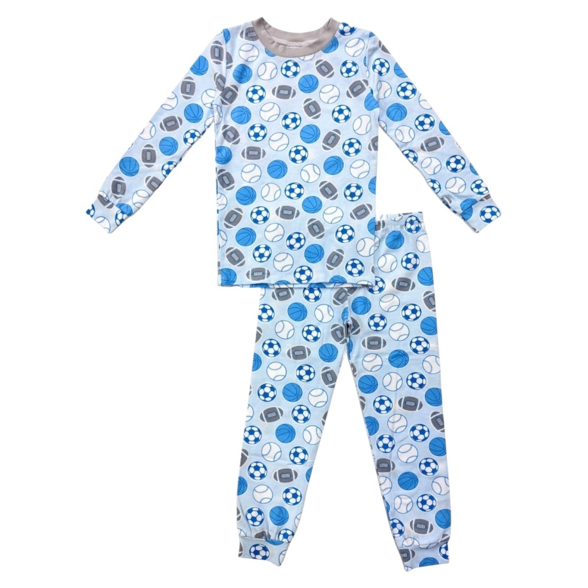 SPORTSMANIA LONG SLEEVE PJS BOYS - PAJAMAS