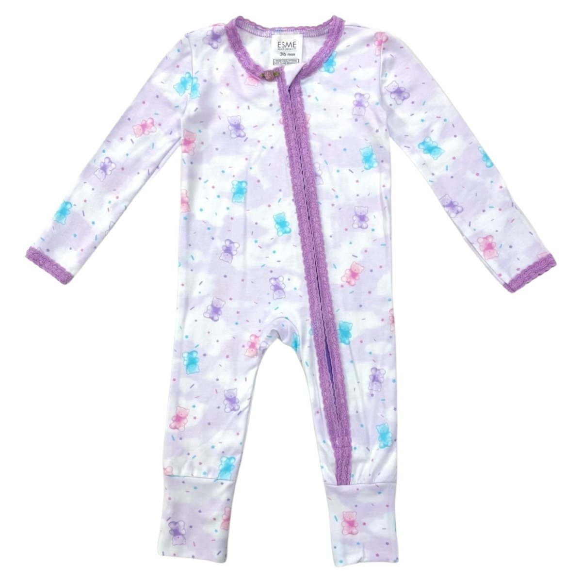 SPRINKE BEAR ZIP FOOTIE - FOOTIES