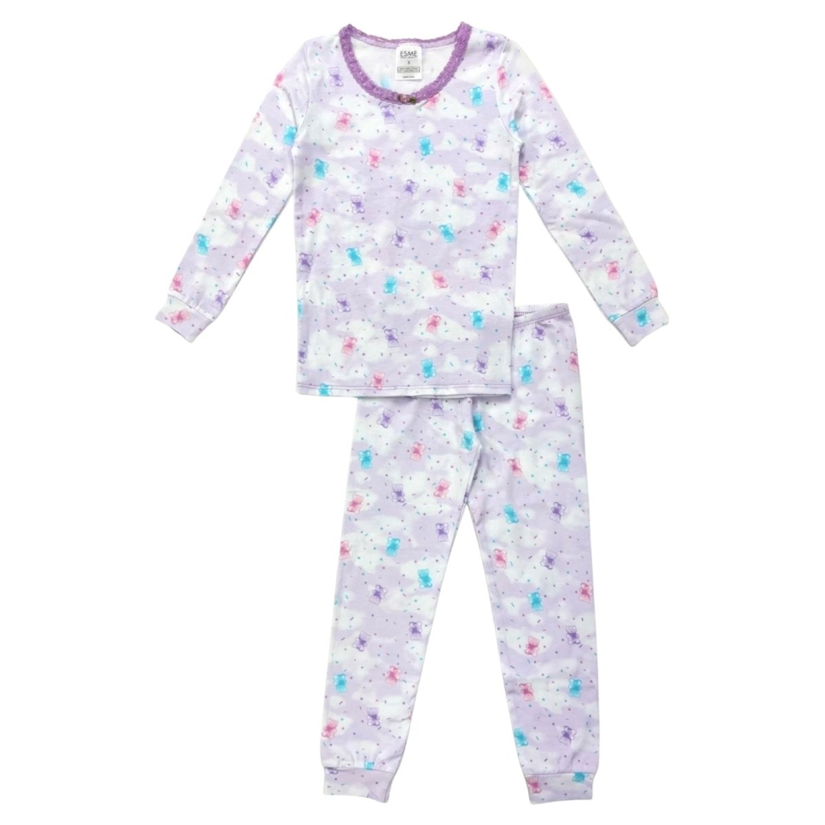 SPRINKLE BEAR LONG SLEEVE PJS - PAJAMAS