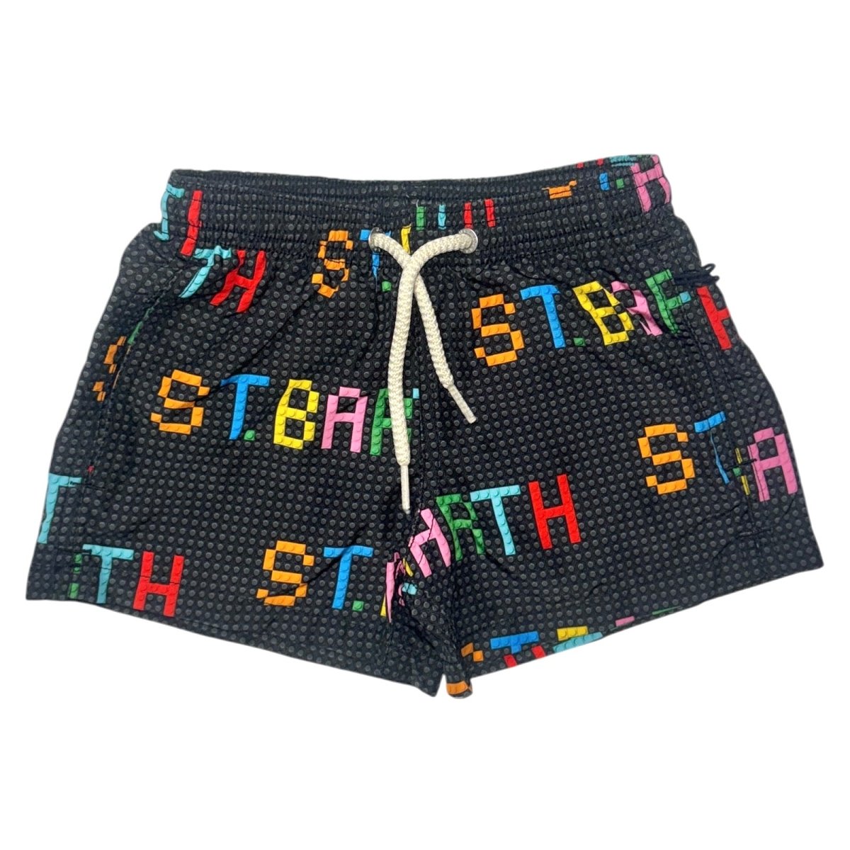 ST. BARTH BLOCKS SWIM TRUNKS by MC2 SAINT BARTH KIDS | Kids
