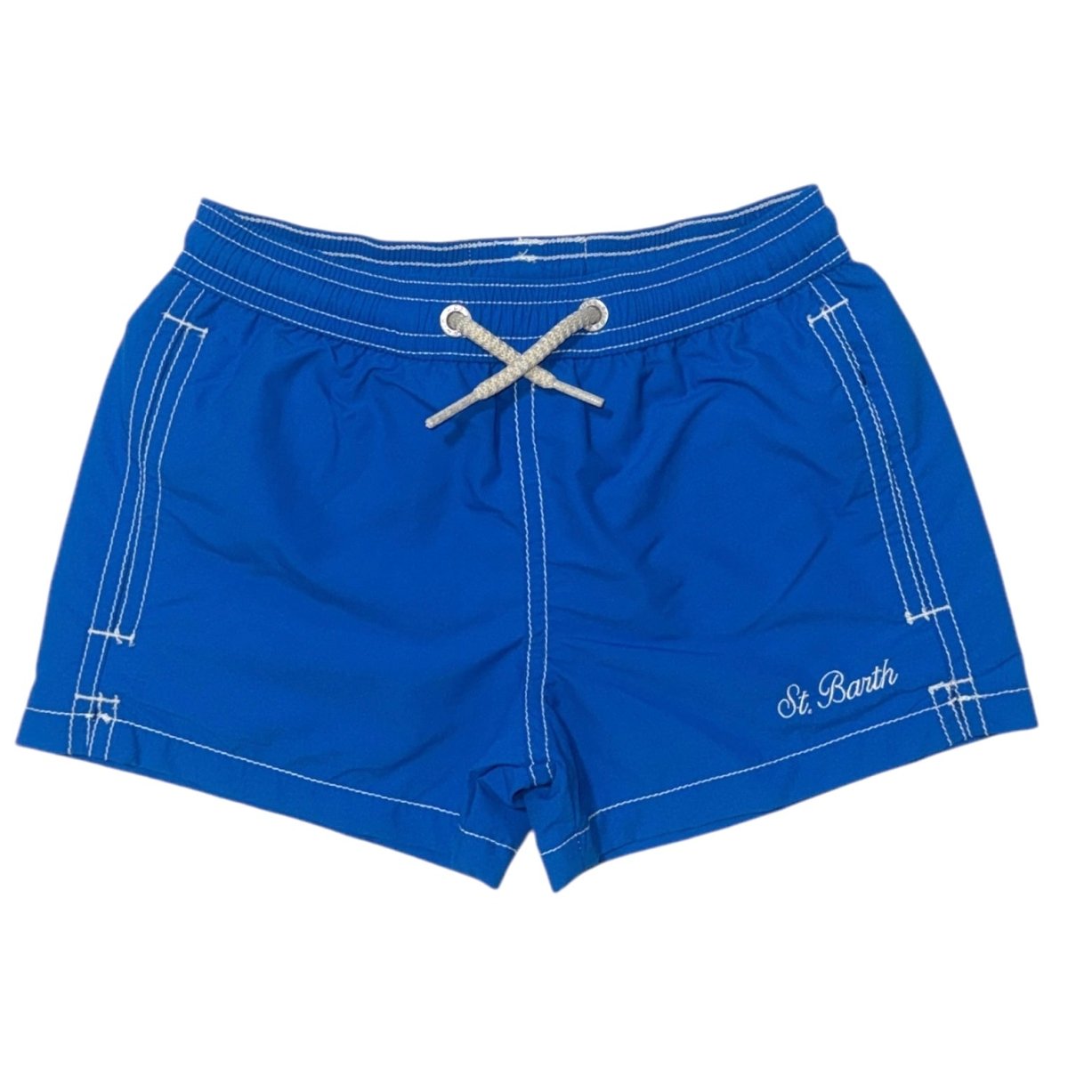 ST BARTH PATMOS SOLID SWIM TRUNKS - SWIM TRUNKS