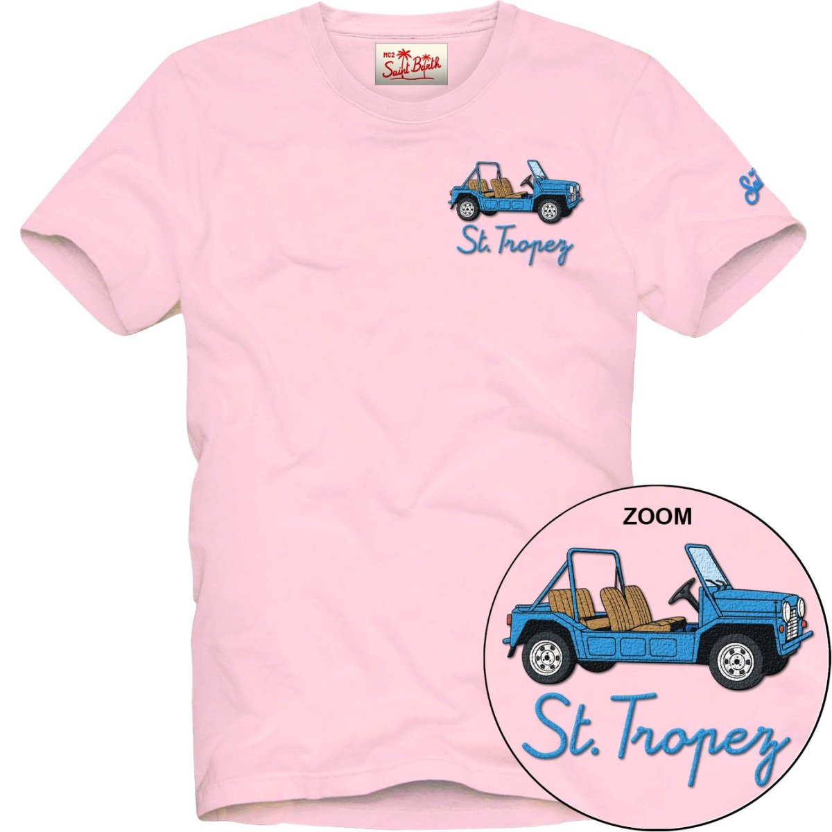 ST TROPEZ CAR TSHIRT (PREORDER) - SHORT SLEEVE TOPS