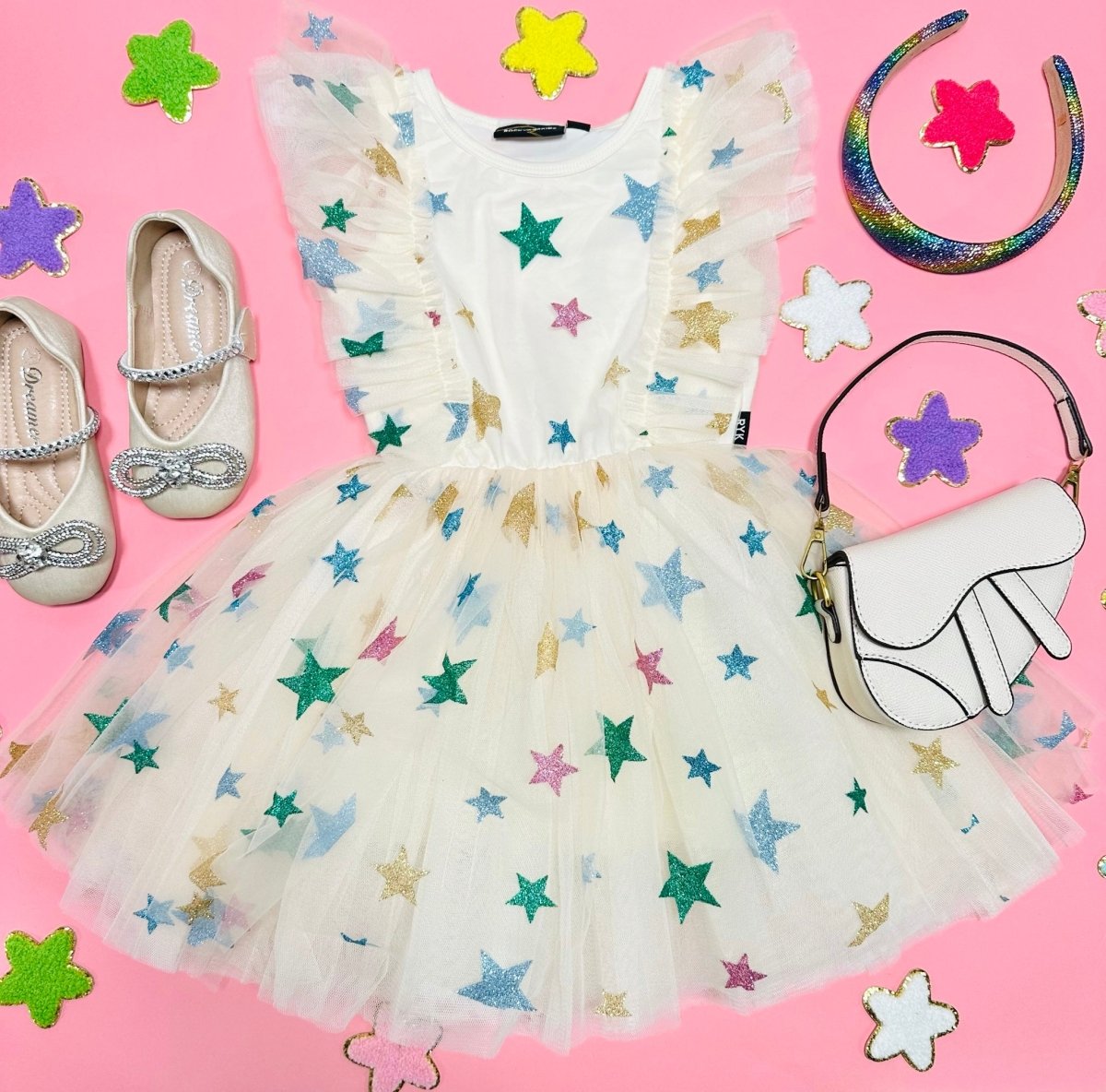 STARS TULLE TUTU DRESS - DRESSES