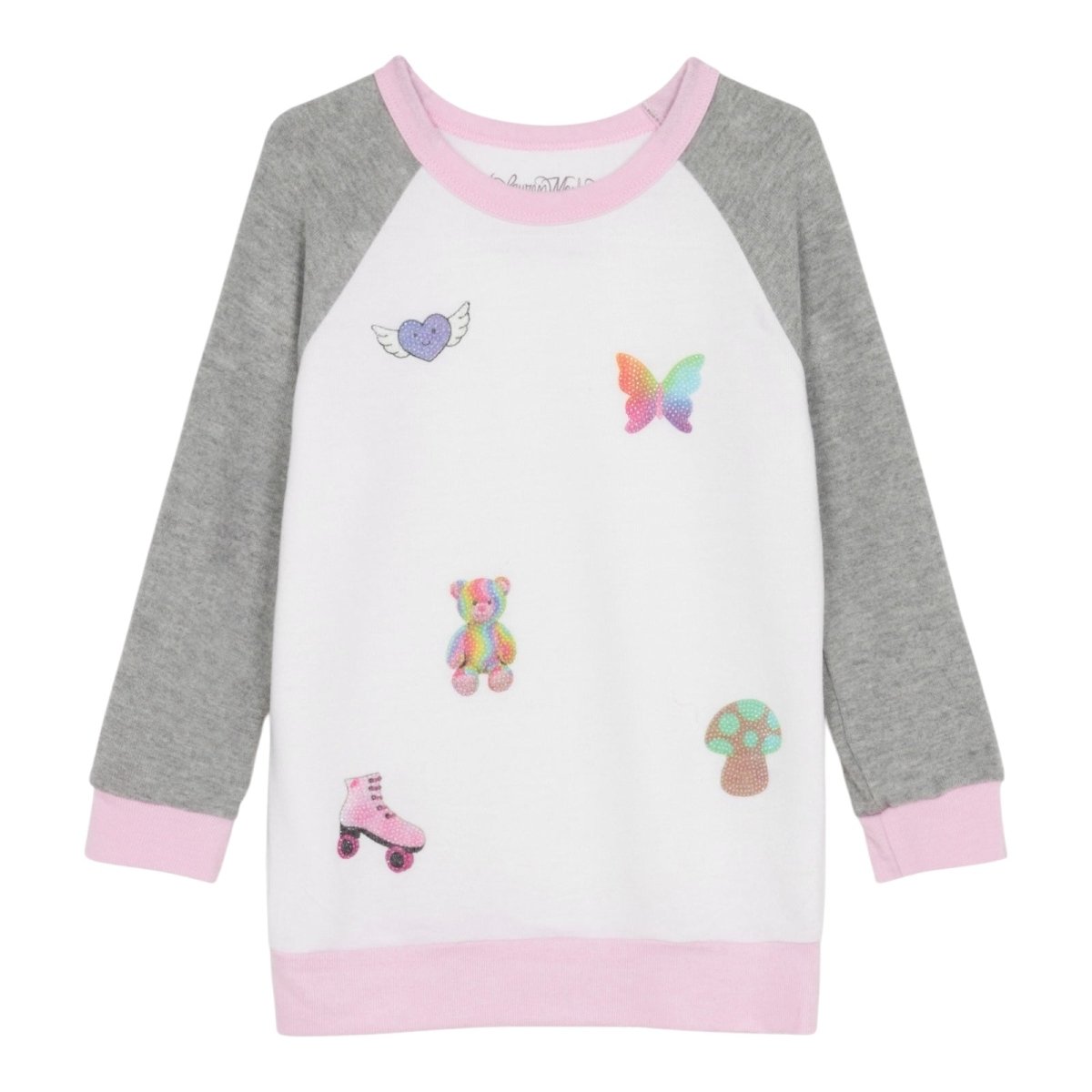 STICKER BEANS SWEATSHIRT by LAUREN MOSHI | Kids Fashion | Mini 