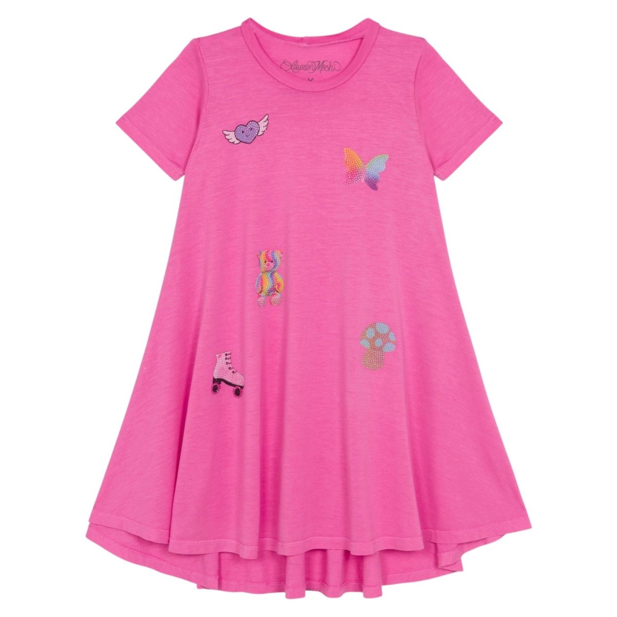 STICKER BEANS SWING DRESS - DRESSES