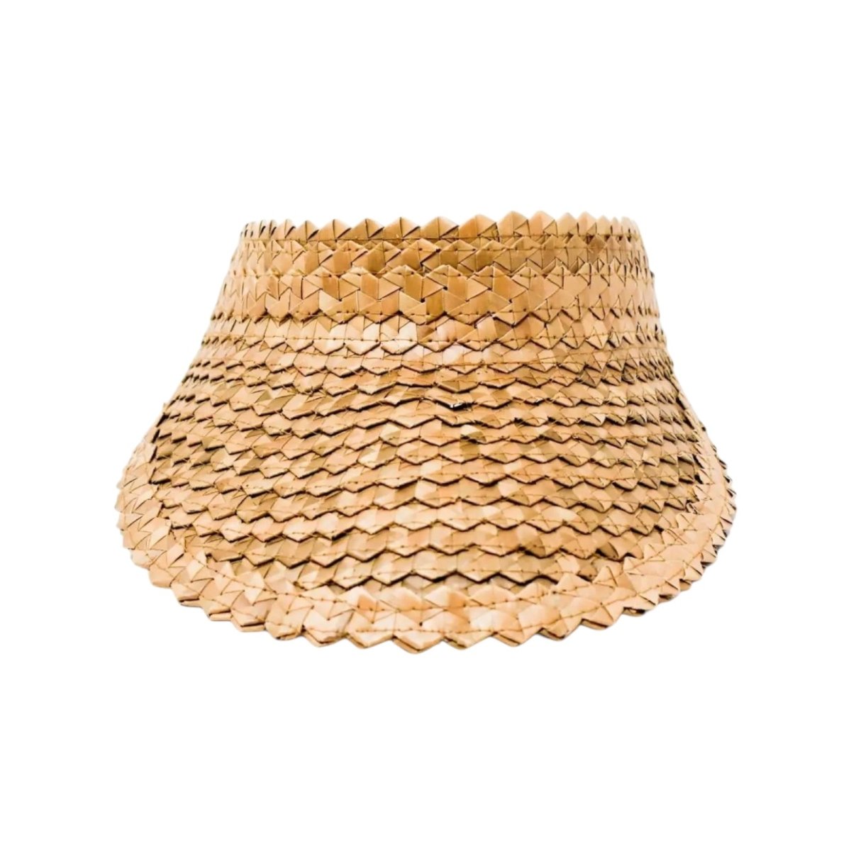 STRAW VISOR - POPPY + SAGE