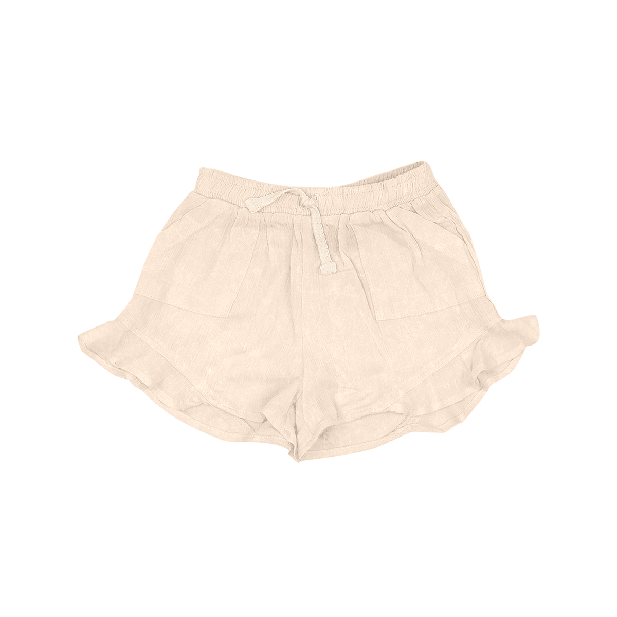 STRAWBERRIES & CREAM BUTTERFLY RUFFLE SHORTS (PREORDER) - SHORTS