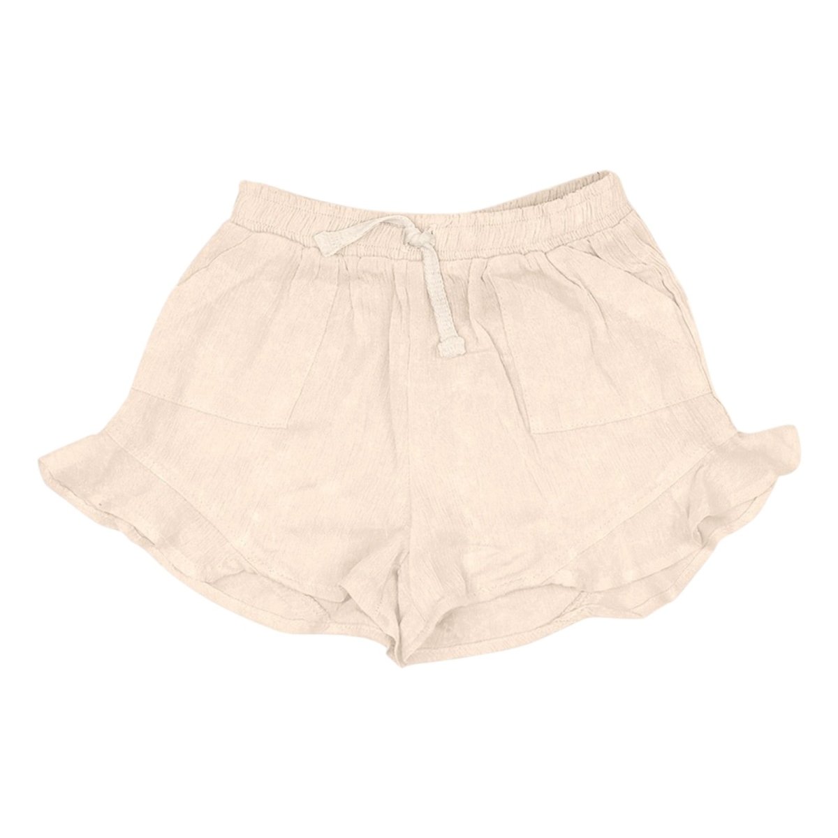 STRAWBERRIES & CREAM BUTTERFLY RUFFLE SHORTS - TINY WHALES