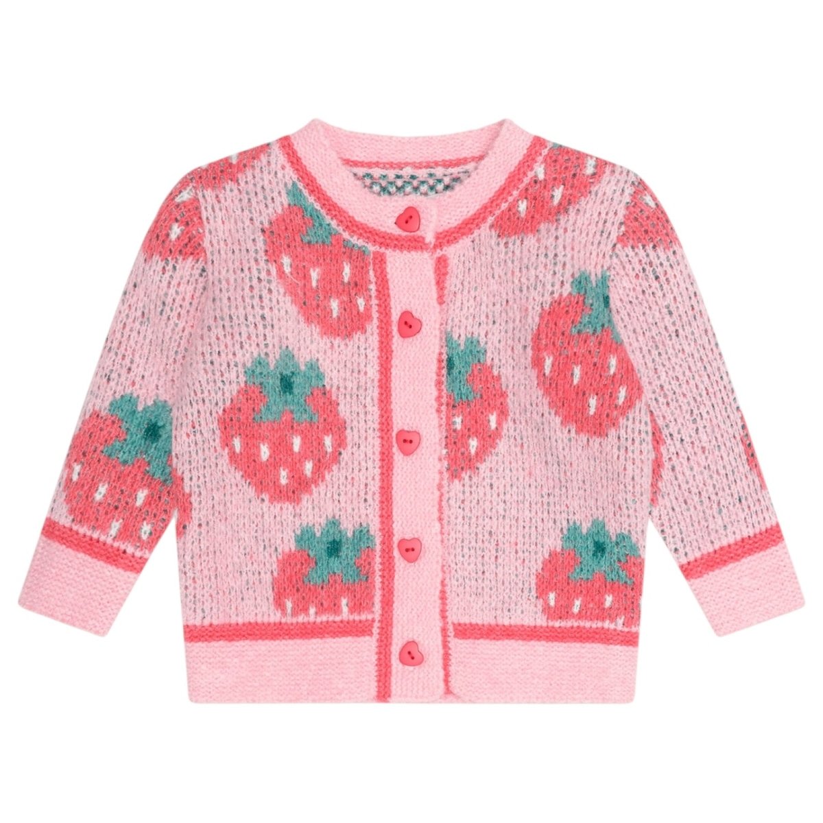 STRAWBERRY FIELDS SPONGE CARDIGAN (PREORDER) - HUXBABY