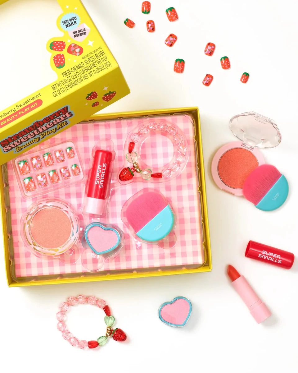 STRAWBERRY SWEETHEART BEAUTY PLAY KIT (PREORDER) - SUPER SMALLS