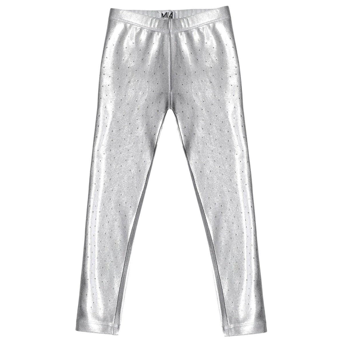 STUDDEN METALLIC LEGGINGS (PREORDER) - MINI DREAMERS