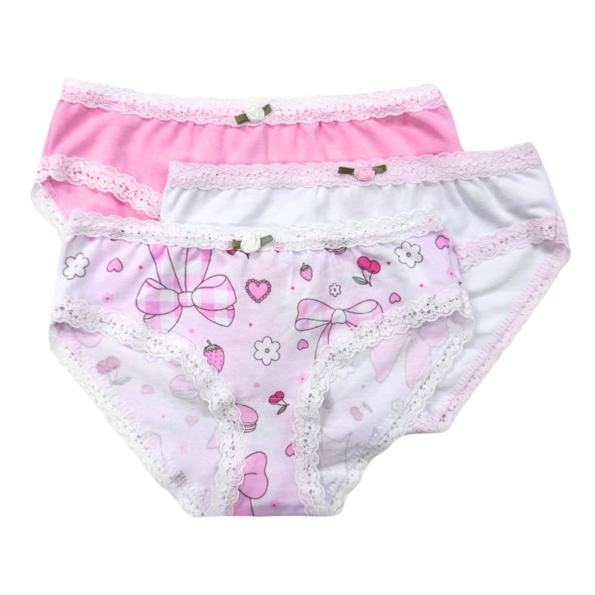 SUMMER BOWS 3 PACK PANTIES (PREORDER) - ESME