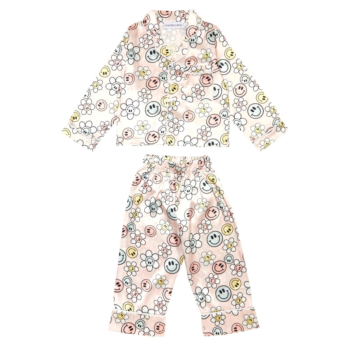 SUNNY SMILEY FACE DAISY TWO PIECE SET - SET