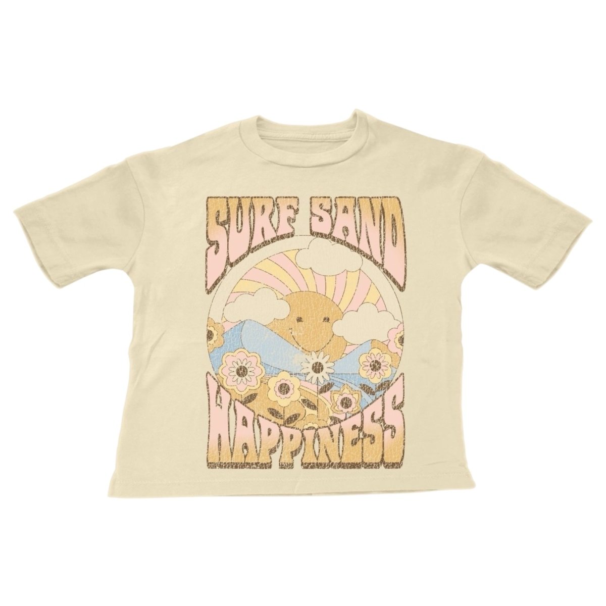 SURF SAND HAPPINESS TSHIRT - SHORT SLEEVE TOPS
