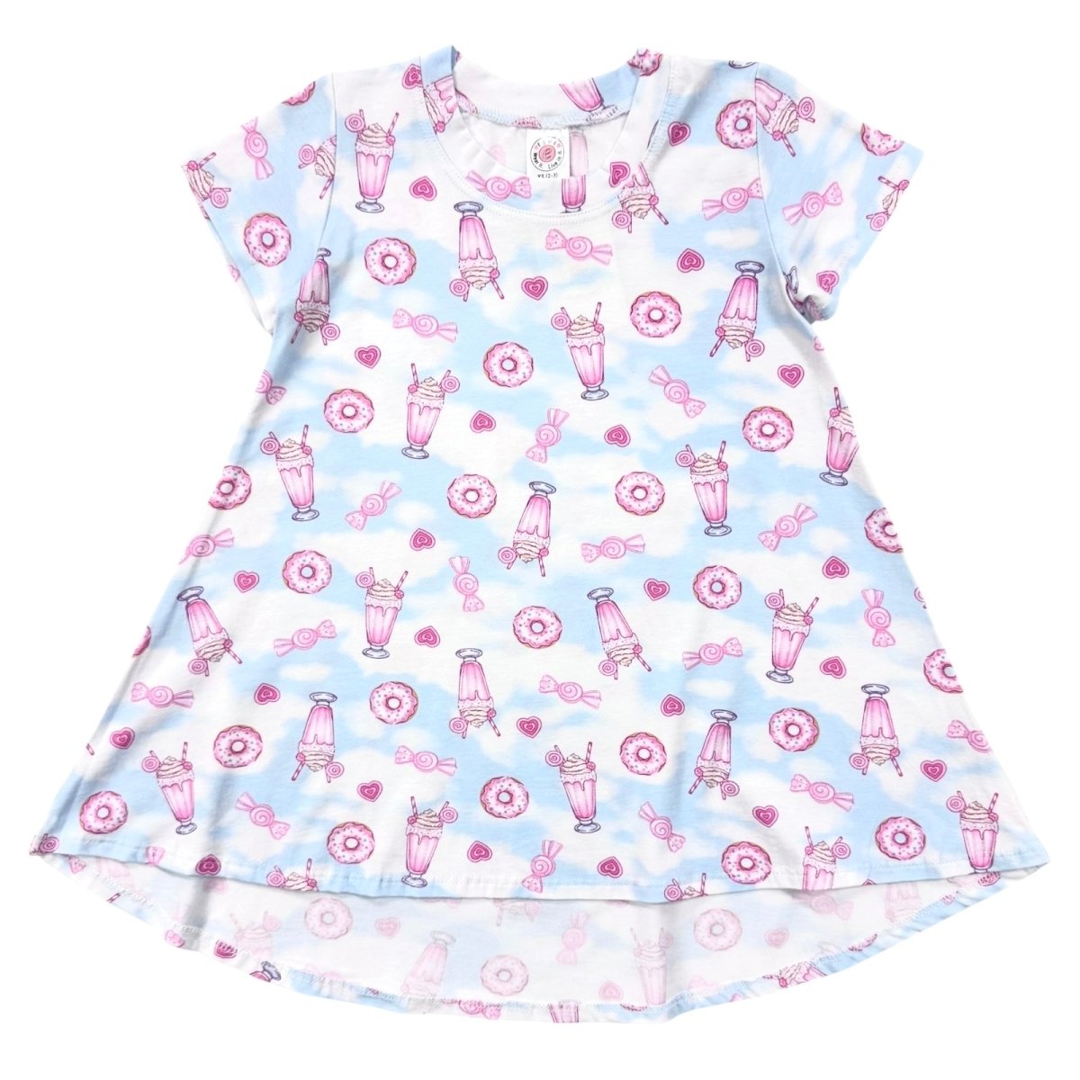 SWEET HEAVEN MILKSHAKE SHORT SLEEVE DRESS - ESME