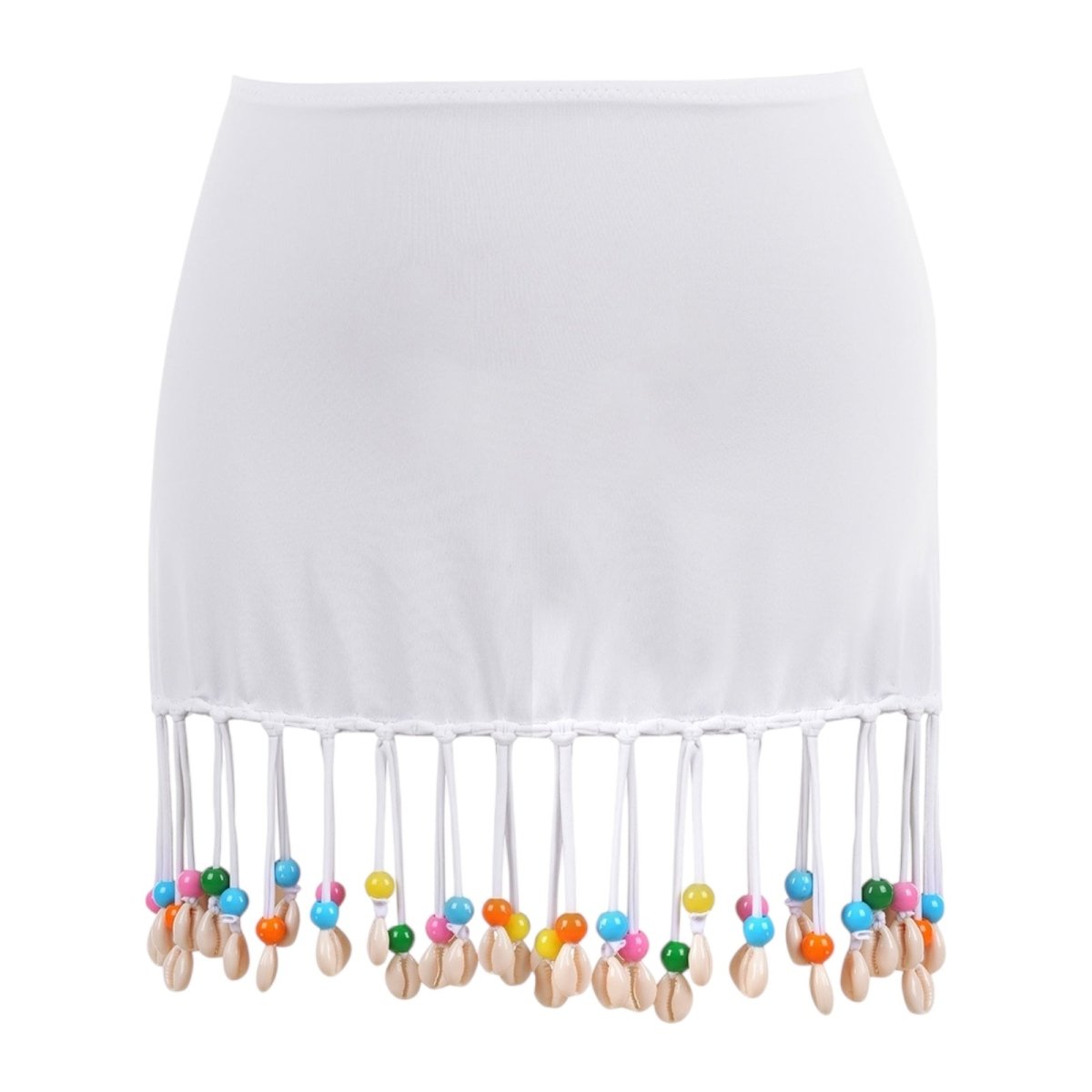 THALIA BEADED FRINGE SKIRT - NESSI BYRD