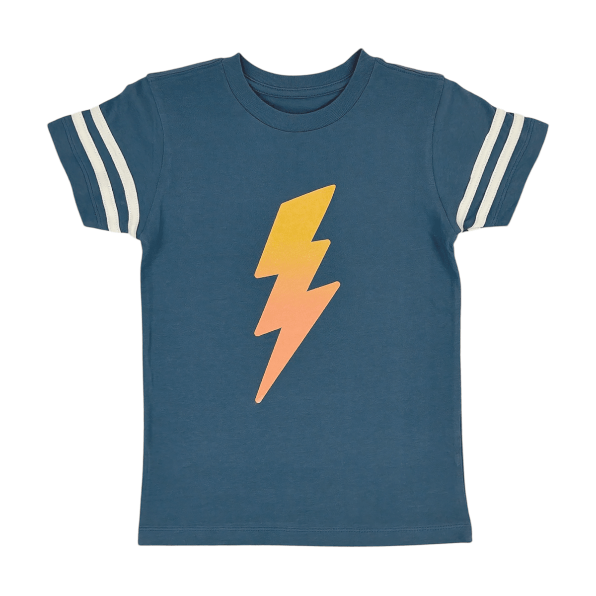 THE POWERS BOLT STRIPE TSHIRT (PREORDER) - TINY WHALES