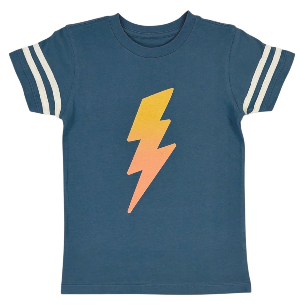 THE POWERS BOLT STRIPE TSHIRT (PREORDER) - TINY WHALES