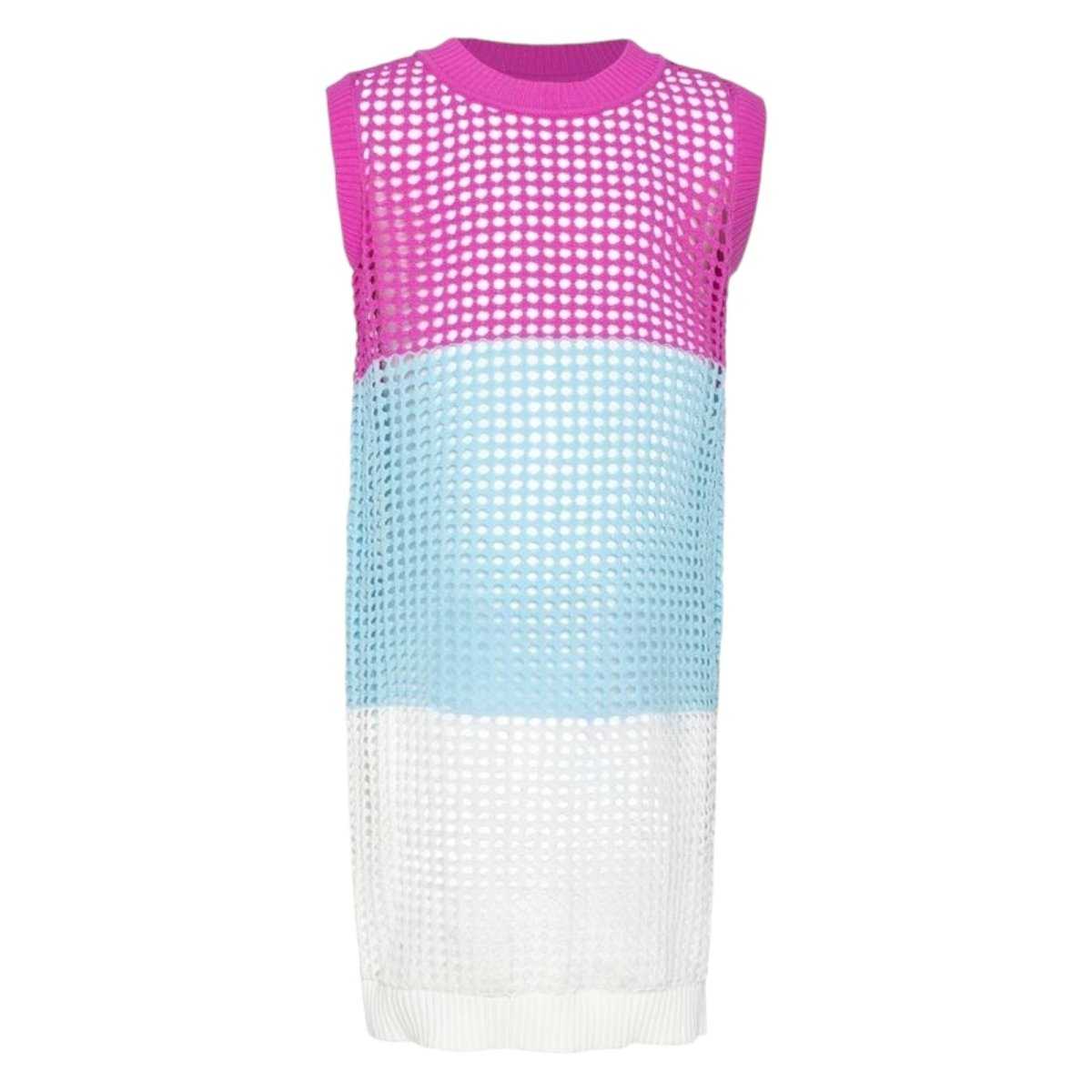 TIA CROCHET TUNIC COVER UP DRESS (PREORDER) - COVER UPS