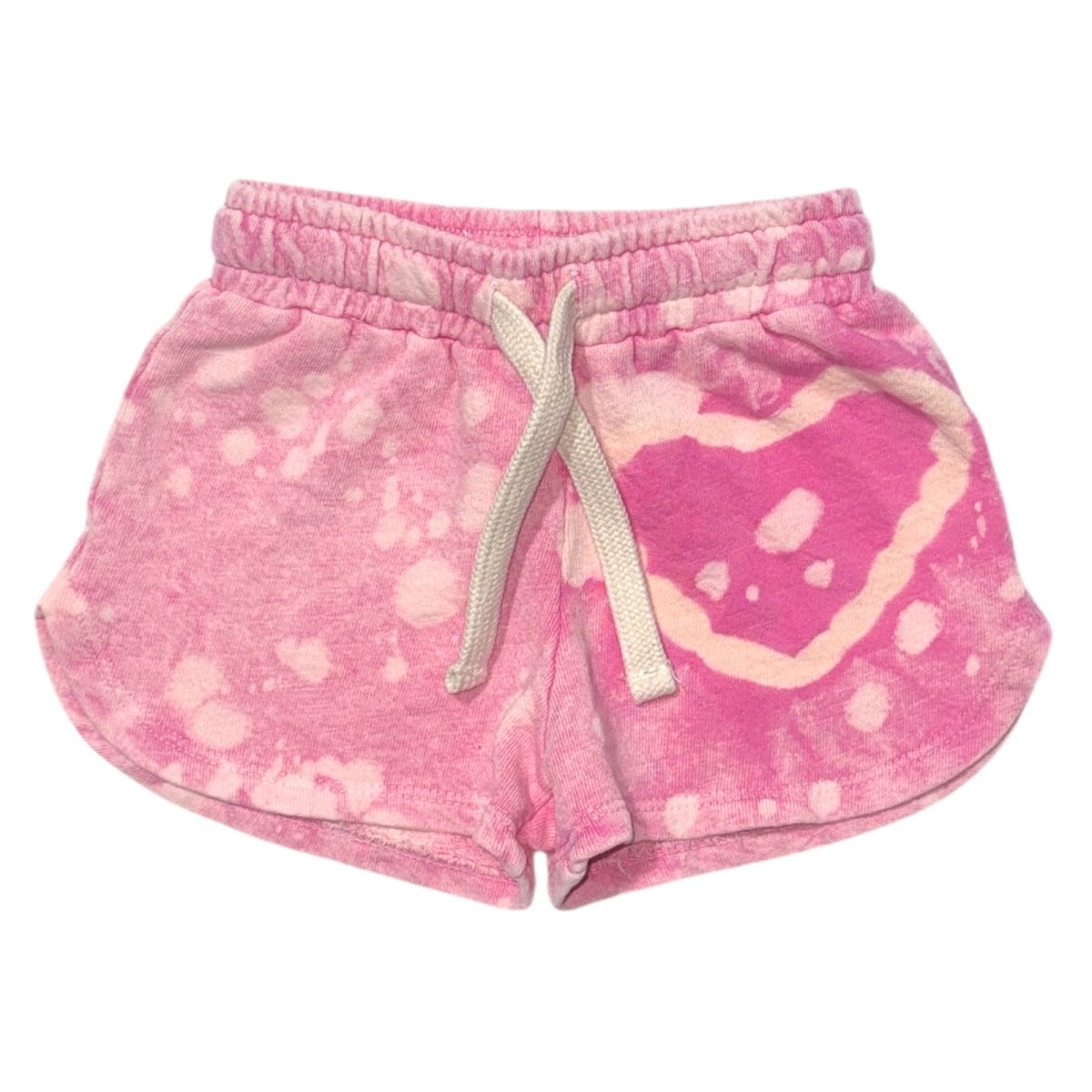 TIE DYE HEART SHORTS - SHORTS