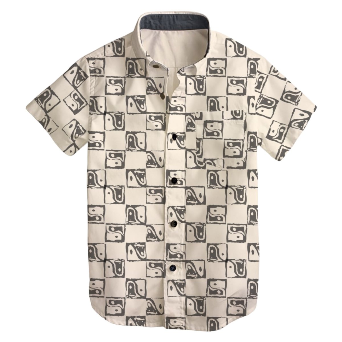 TOTALLY LOCAL BUTTON UP TOP - TINY WHALES