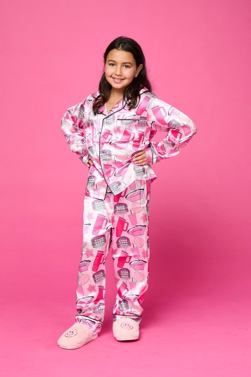 TRENDY GIRL SILKY SET - MINI DREAMERS