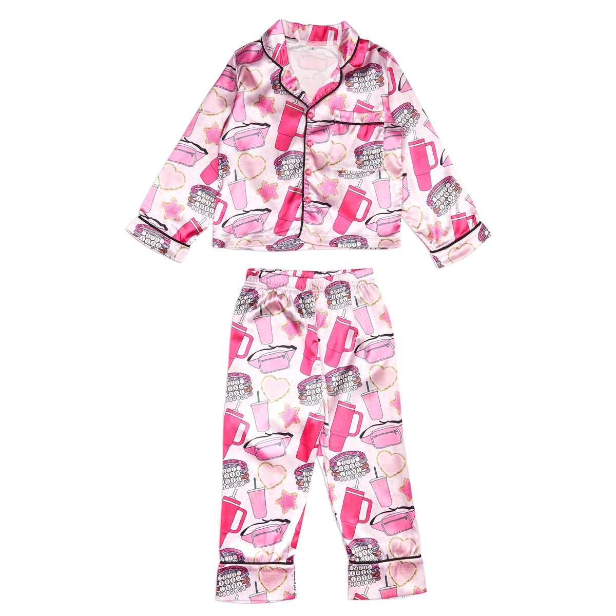 TRENDY GIRL SILKY SET - SET