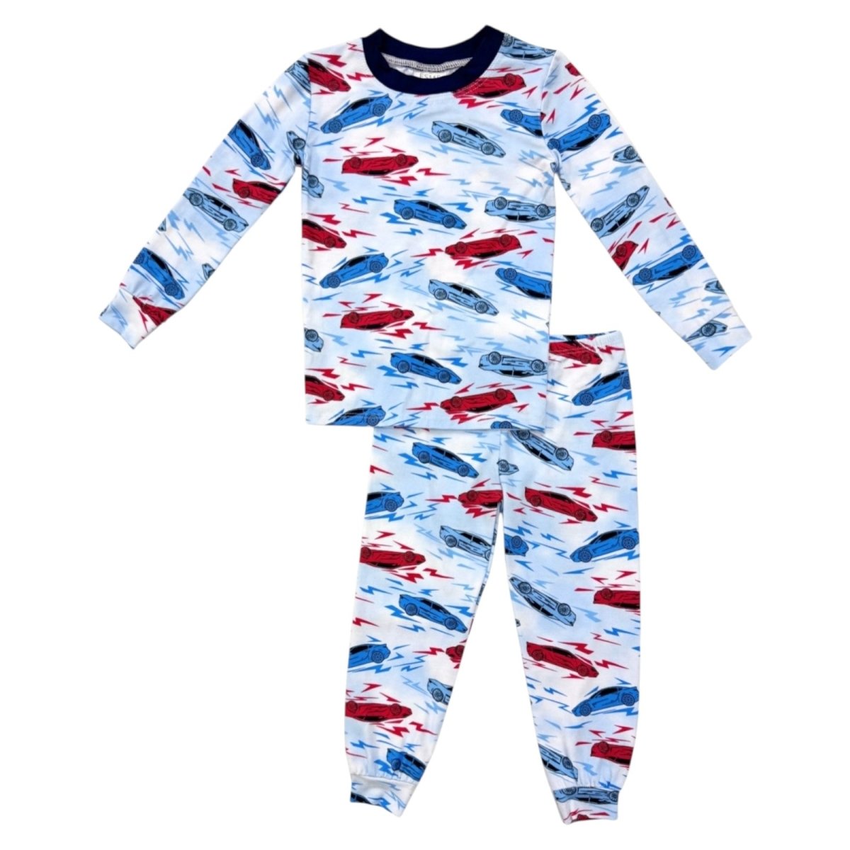 TURBO RACE CARS FOOTBALL LONG SLEEVE PJS