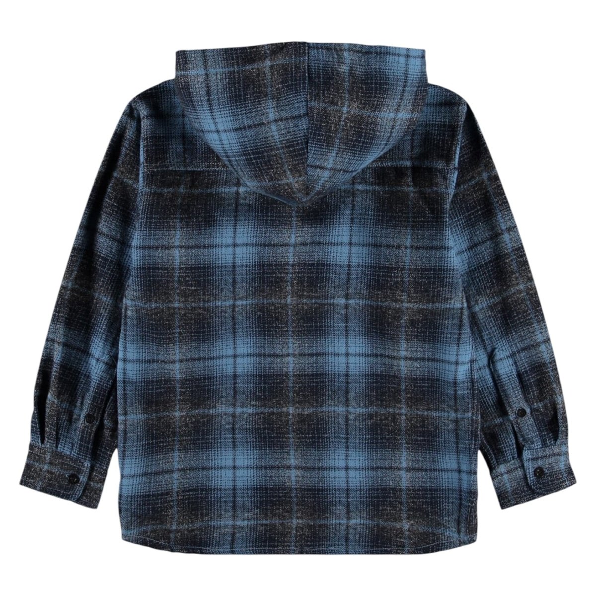 TWILIGHT CHECK RIZZ PLAID HOODED SHACKET (PREORDER) - MOLO - JACKETS