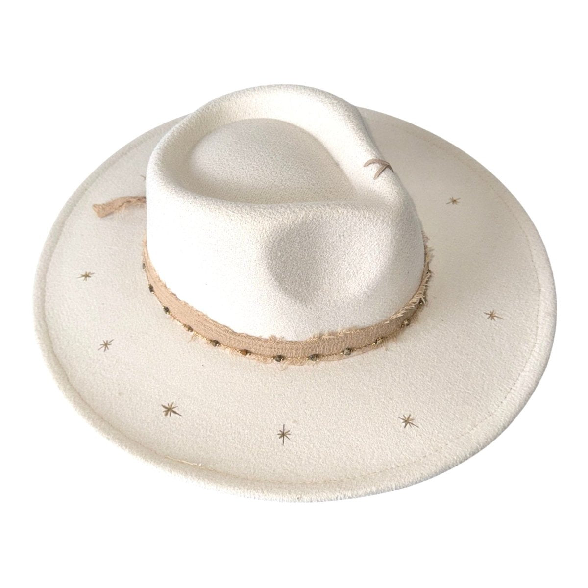 TWINKLE STARDUST FEDORA HAT - SAGE & SADDLE