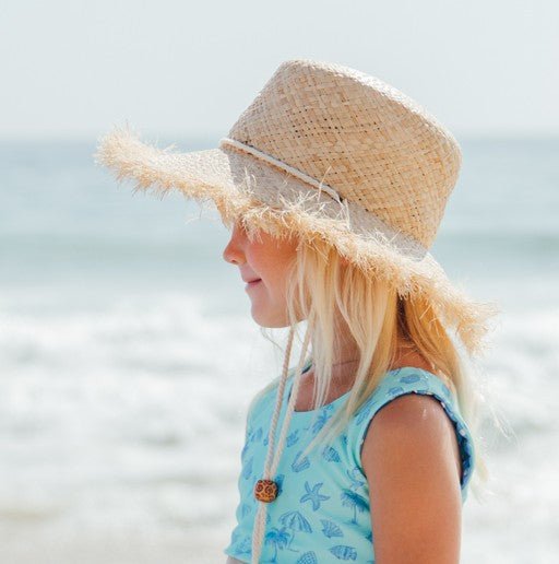 UNDER THE SUN STRAW HAT - FEATHER 4 ARROW