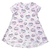 UNICORN LOVE SHORT SLEEVE DRESS - DRESSES