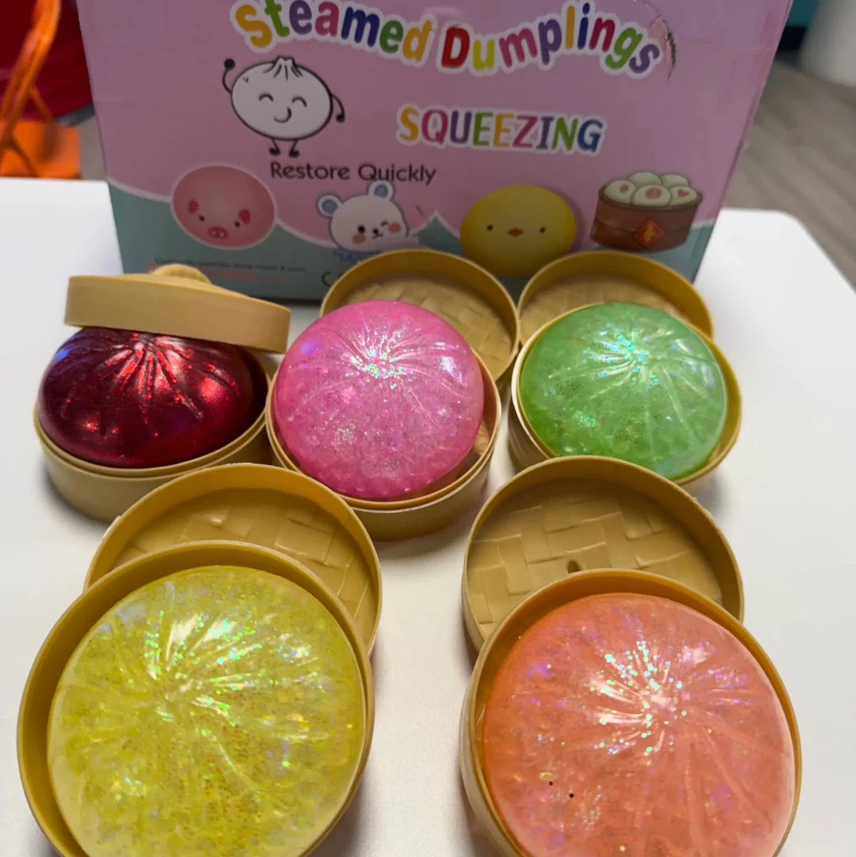 VIRAL GLITTER SQUISHY DUMPLING BLIND BOX MYSTERY (PREORDER) - MINI DREAMERS